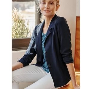 J. Jill Navy Blue Women's Jacket